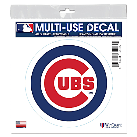 Chicago Cubs Multi-Use Reusable Decal
