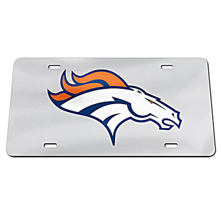 Denver Broncos Inlaid Laser License Plate
