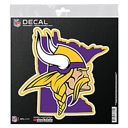 6 in x 6 in Minnesota Vikings Vinyl Decal