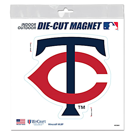 6 in x 6 in Minnesota Twins Die-Cut Magnet