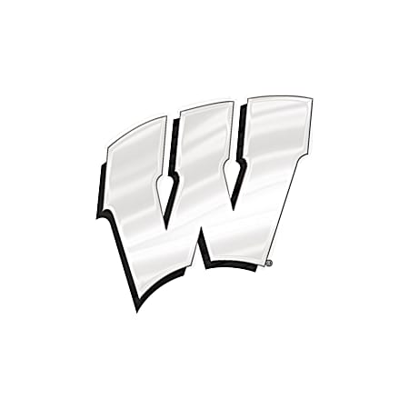 Wisconsin Badgers Logo Chrome Auto Emblem