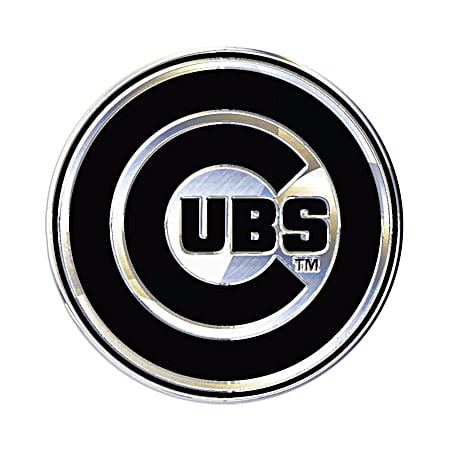 Chicago Cubs Logo Chrome Auto Emblem