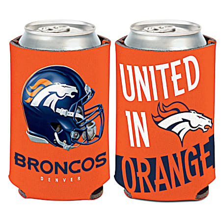 Denver Broncos Slogan Neoprene Can Cooler