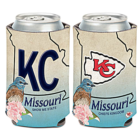 Kansas City Chiefs License Plate Neoprene Can Cooler