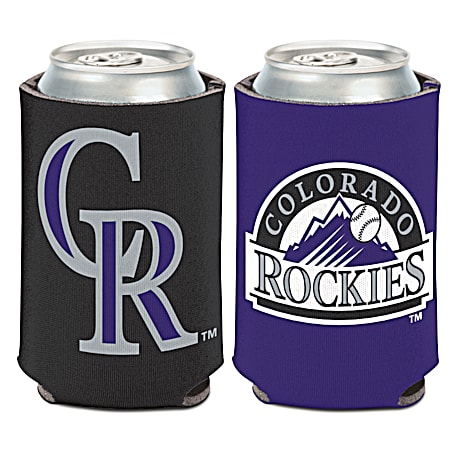 Colorado Rockies Logo Neoprene Can Cooler