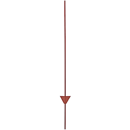 3/8 in x 4 ft Medium-Duty Steel Fence Post