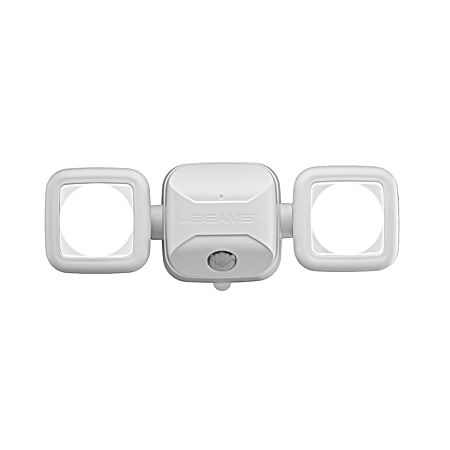 MR BEAMS White 500 Lumen Dual Head LED High Performance Security Flood Light