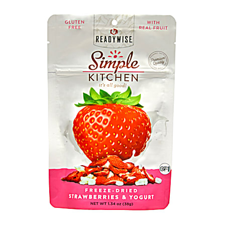 1.34 oz Freeze-Dried Strawberries & Yogurt Real Fruit Snacks