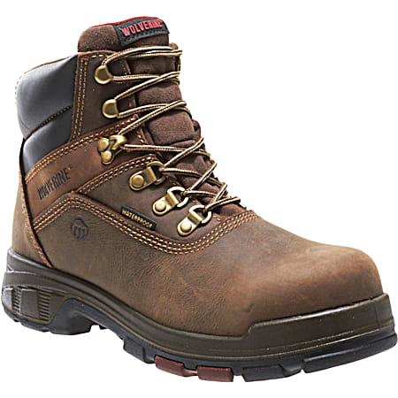 Men's Cabor Brown 6-in Safety Toe Boot