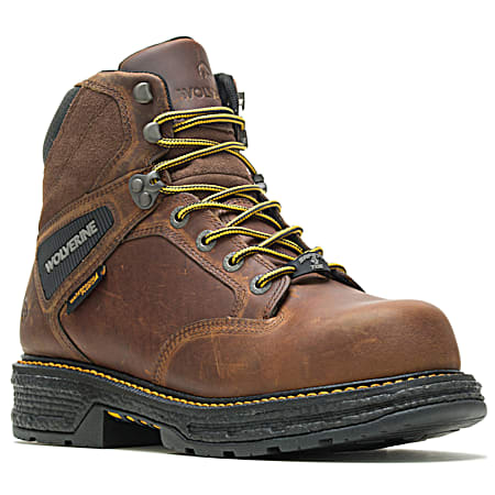 Wolverine Men's Tobacco 6 in HellCat Ultraspring Composite Toe Boots