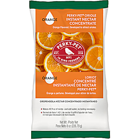 8 oz Orange Oriole Instant Nectar Powder Concentrate