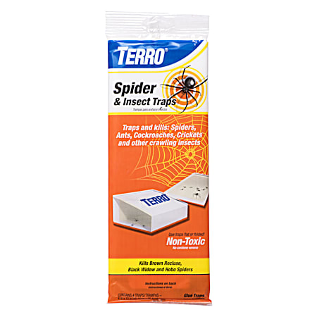 Terro Spider & Insect Traps - 4 Pk