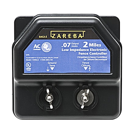 Zareba 2-Mile AC-Powered Electric Fence Charger