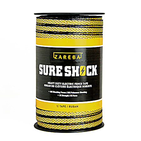 Zareba Sure Shock 656 ft 1/2-in Electric Fence Heavy-Duty Polytape