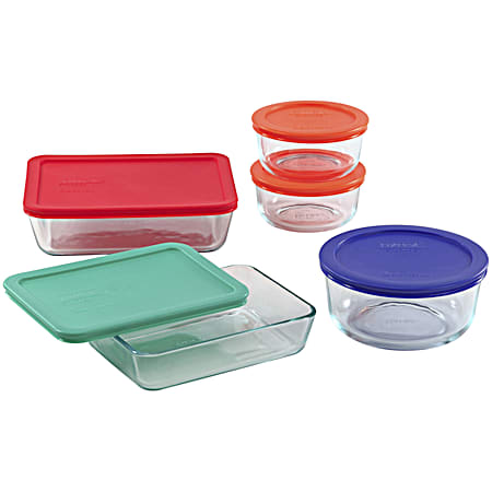 10 Pc. Food Storage Set with Covers
