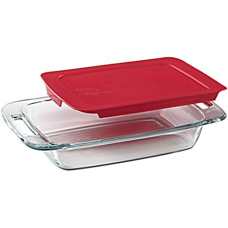 Easy Grab 2 Qt. Oblong Baking Dish With Lid