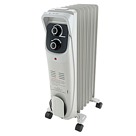 White Oil-Filled Electric Radiator Heater