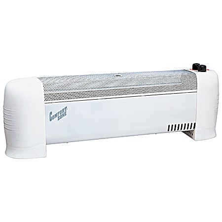 Comfort Zone White Convection Baseboard Heater