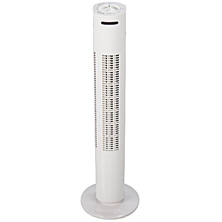 31 in White Oscillating Tower Fan