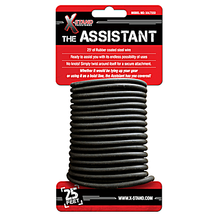 The Assistant 25 ft Rubber-Coated Steel Wire