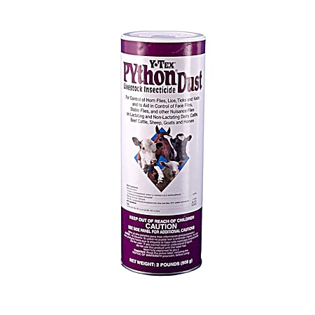 Y-Tex 2 Lb Python Dust Livestock Insecticide