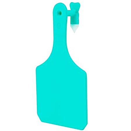 Turquoise Blank Y-Tag Cow Ear Tags - 25 Pk