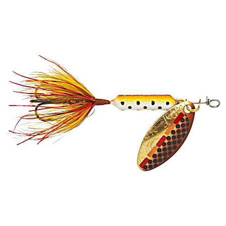 Worden's Tinsel Brown Trout Rooster Tail Spinner