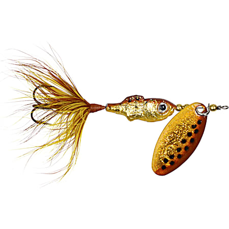 Worden's Rooster Tail Minnow Spinner - Brown Trout