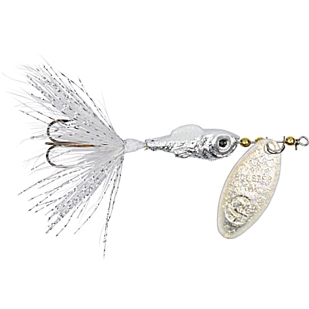 Rooster Tail Minnow Spinner - White Shiner