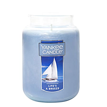Yankee Candle 22 oz Life's A Breeze Classic 1-Wick Jar Candle