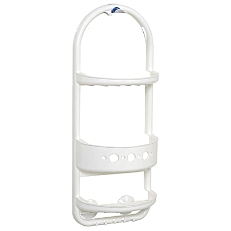 Zenith Over-The-Shower Caddy - Frosted Plastic