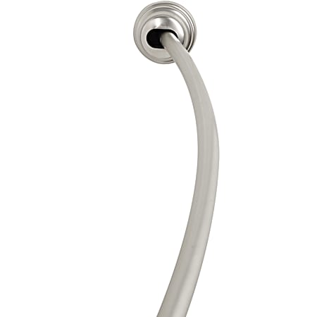 Zenna Home Aluminum Tension Curved Rod - Nickel