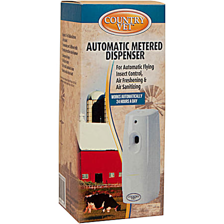 Country Vet Beige Automatic Metered Fly Spray Dispenser