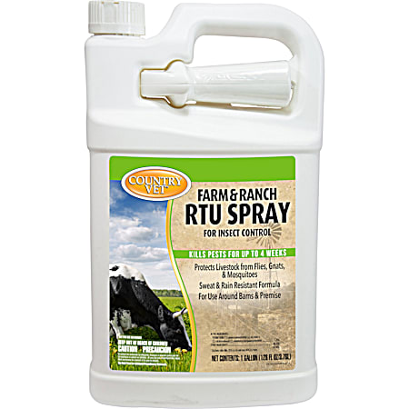 Country Vet Farm & Ranch RTU Spray - Gal.