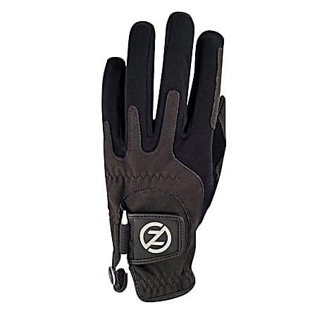 Zero Friction Men's Storm Black All-Weather Universal Fit Golf Glove