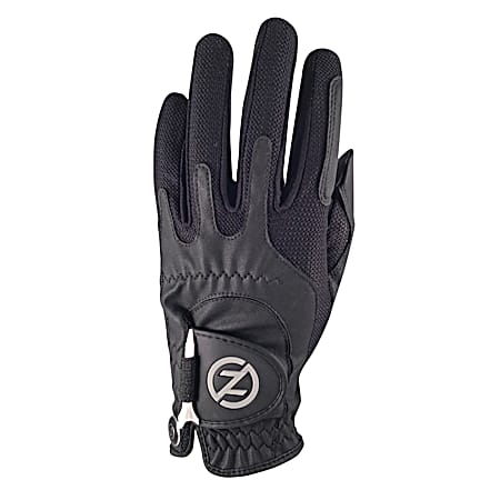 Zero Friction Men's Black Universal Fit Golf Glove