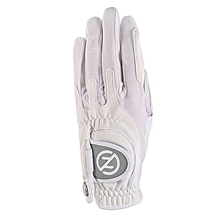 Zero Friction Ladies' White Universal Fit Golf Glove