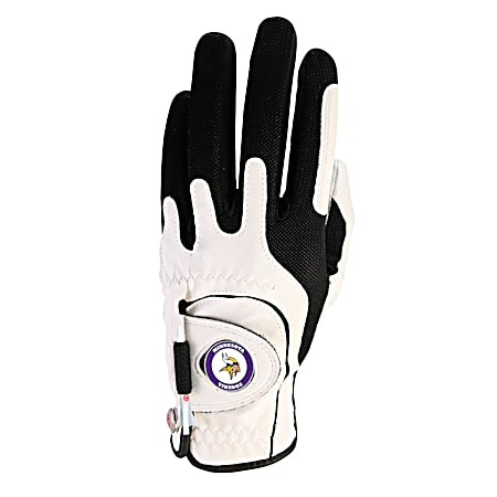 Zero Friction Men's Minnesota Vikings White Universal Fit Golf Glove