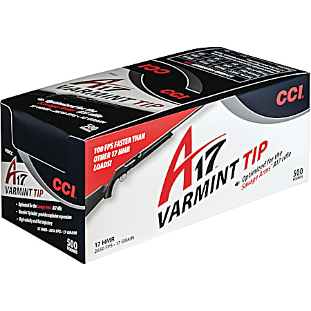 A17 Varmint Tip Small Game Cartridges