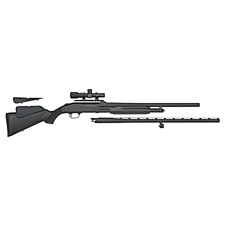 M500 Field/Slug Combo 12Ga Black Pump-Action Shotgun w/ Scope