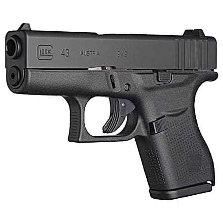 G43 9X19mm Subcompact Black Double-Action Pistol