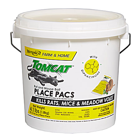 Tomcat 22 ct 3 oz Rat & Mouse Bait Place Pacs