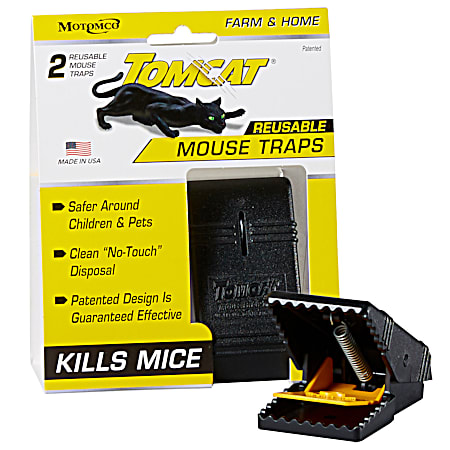 Tomcat Reusable Mouse Traps