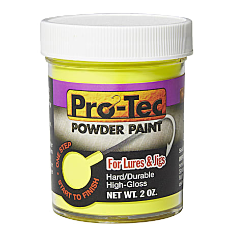 PROTEC 2 oz Yellow/Chartreuse Powder Paint