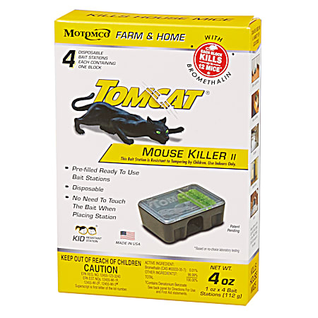 Tomcat Mouse Killer 2 - 4 Pk
