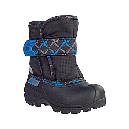 Toddler Black/Blue Lumino Winter Boots