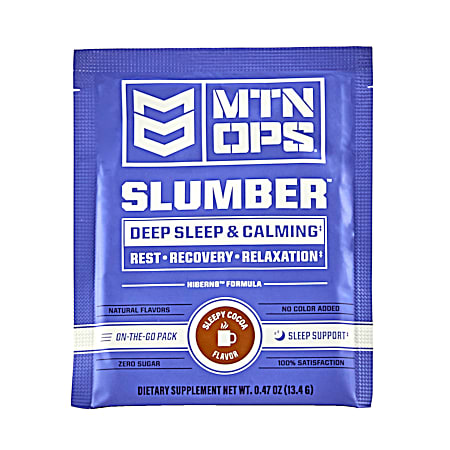 Slumber Sleepy Cocoa Trail Packs - 20 Ct