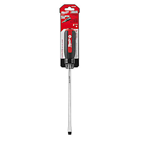Milwaukee 3/8 in Slotted - Demo Cushion Grip Screwdriver