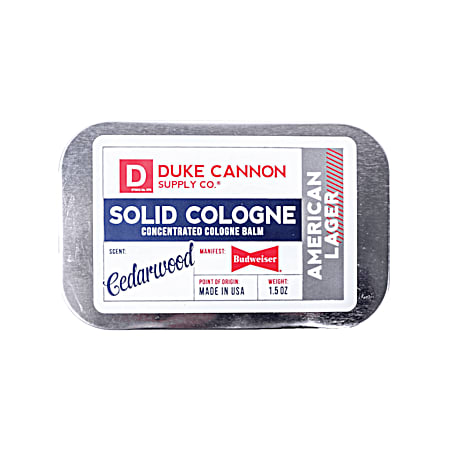 Duke Cannon 1.6 oz Great American Budweiser Solid Cologne