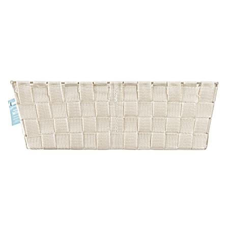 Woven Strap Latte Shelf Tote